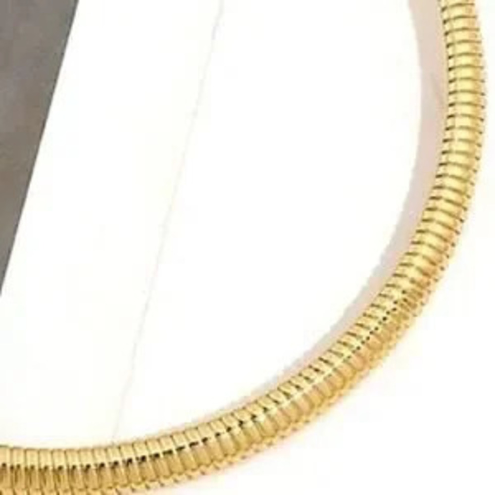 Gold Collar Statement Choker Grunge Punk Spiral Necklace